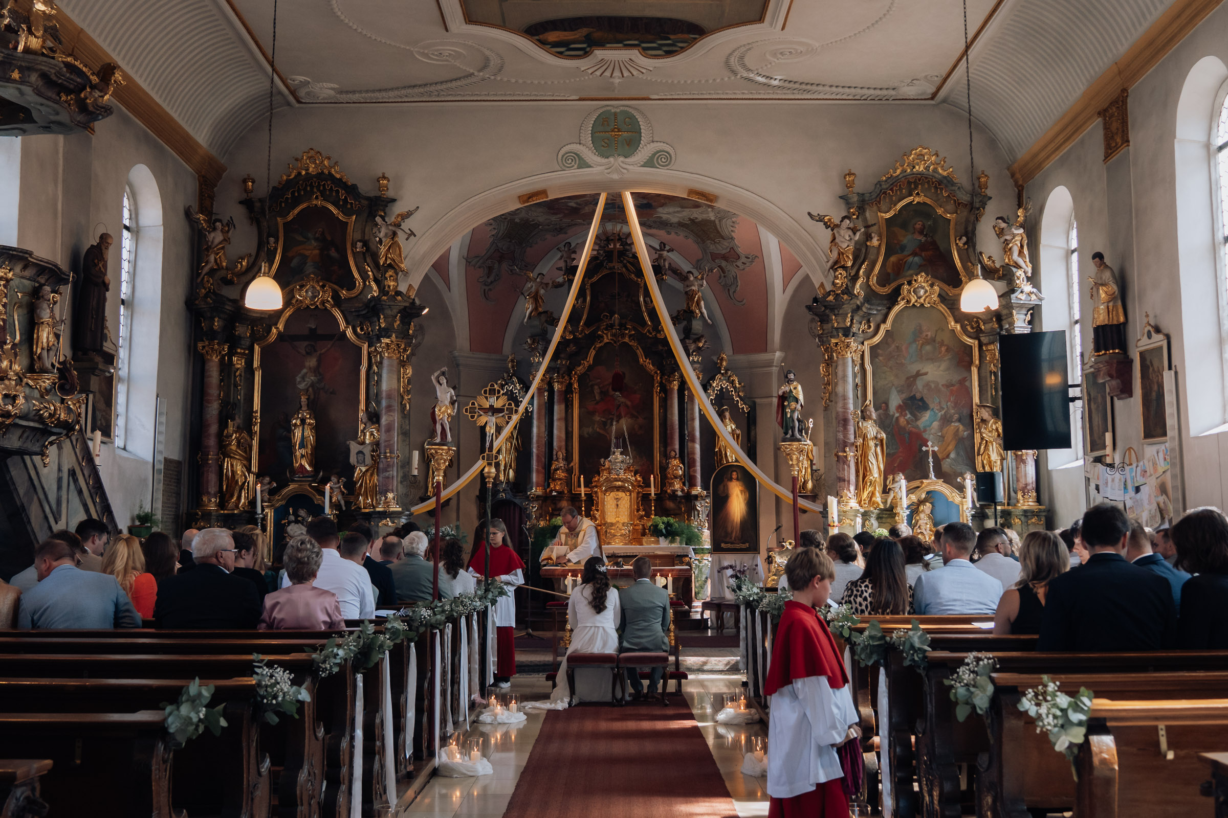 Kirchliche Trauung — Hochzeitsfotografie München